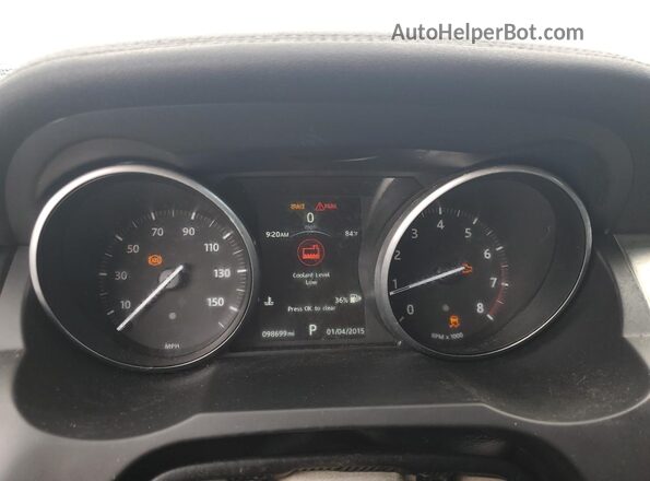 SALVP2BG3HH182855 2017 LAND ROVER RANGE ROVER Серый 