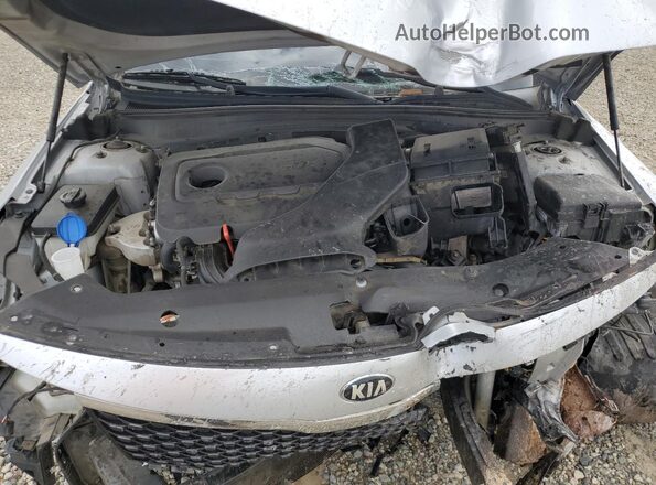 5XXGT4L37JG266425 2018 KIA OPTIMA Серебряный Вид подкапотного пространства