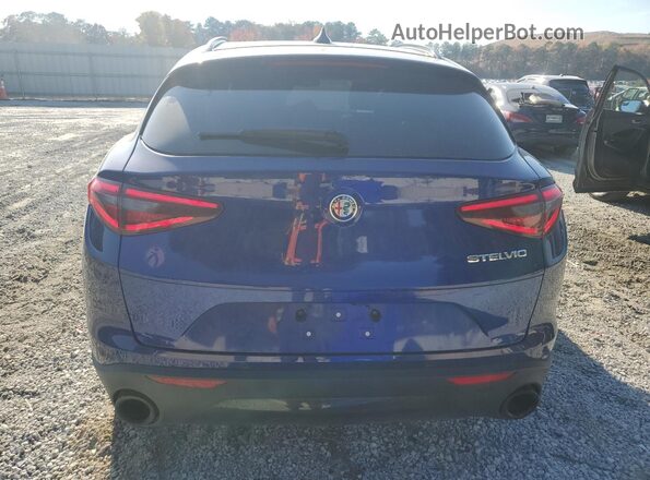 ZASPAJAN0N7D39195 2022 ALFA ROMEO STELVIO Blue Front interior view