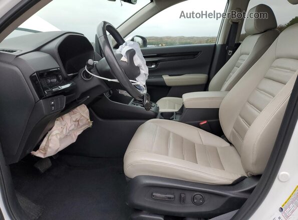 7FARS4H77PE003536 2023 HONDA CR-V Белый Вид салона спереди
