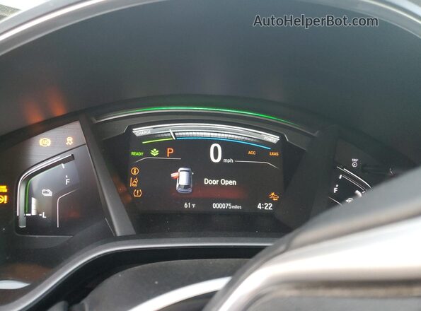 7FART6H83ME007550 2021 HONDA CR-V Серебряный Вид щитка приборов