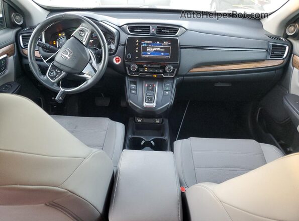 7FART6H83ME007550 2021 HONDA CR-V Серебряный Вид панели приборов