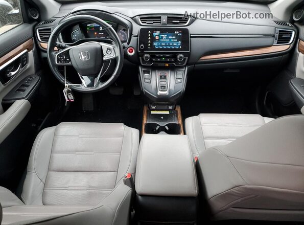 7FART6H9XME018313 2021 HONDA CR-V Серебряный Вид панели приборов