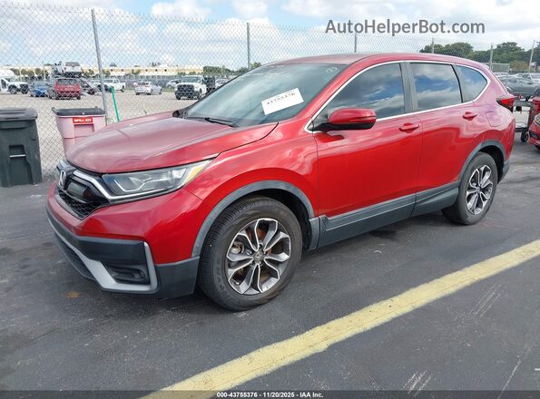 7FARW1H53LE015176 2020 HONDA CR-V Red წინა მარცხენა ხედი სამი მეოთხედიდან