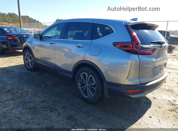 7FARW1H89ME007787 2021 HONDA CR-V Silver Trasero izquierdo
