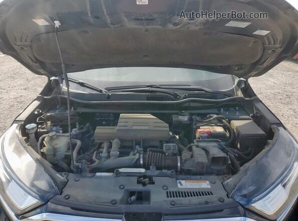 7FARW1H90LE006311 2020 HONDA CR-V Black Rear interior view