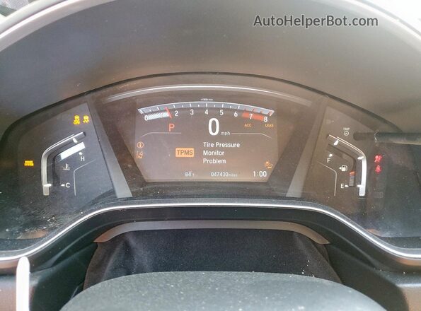 7FARW1H90LE006311 2020 HONDA CR-V Black Instrument cluster view