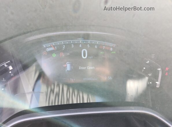 7FARW2H87NE031156 2022 HONDA CR-V Красный Вид щитка приборов