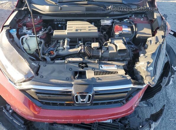 7FARW2H93NE051283 2022 HONDA CR-V Red Vista del compartimento del motor
