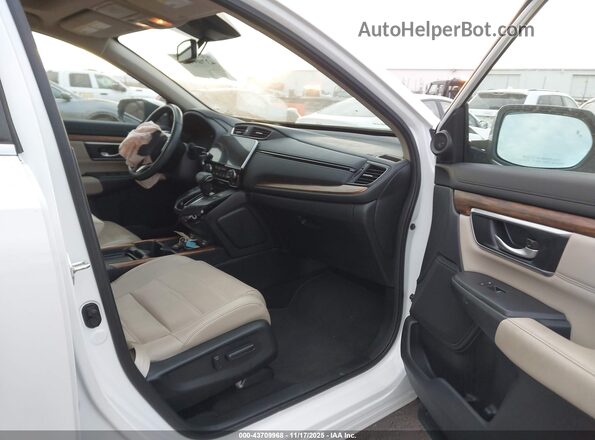 7FARW2H9XNE033556 2022 HONDA CR-V White Widok wnętrza z przodu