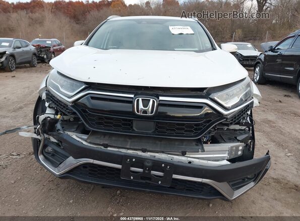 7FARW2H9XNE033556 2022 HONDA CR-V White Widok zestawu wskaźników