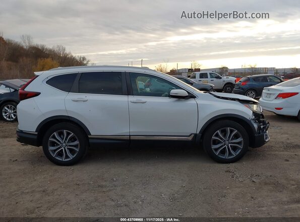 7FARW2H9XNE033556 2022 HONDA CR-V White Widok wnętrza z tyłu