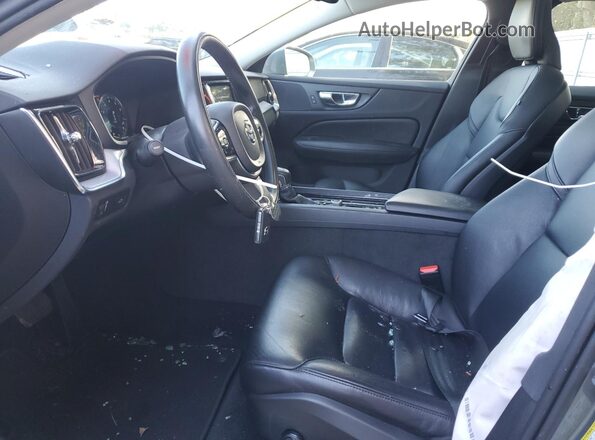 7JR102FK3LG037372 2020 VOLVO S60 Gray წინა სალონის ხედი