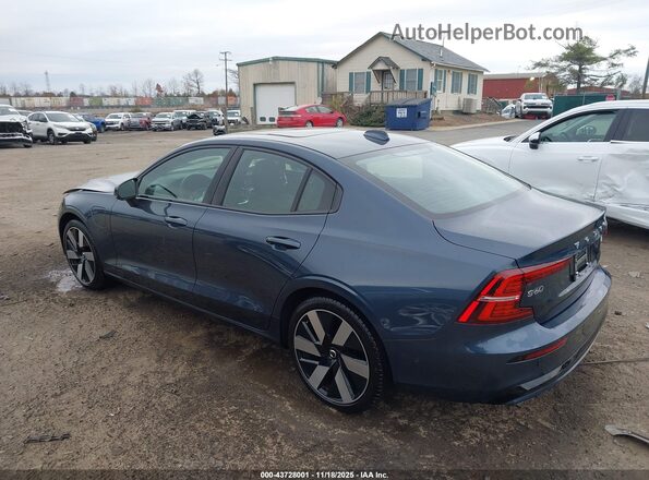7JRH60FL0RG296128 2024 VOLVO S60 RECHARGE PLUG-IN HYBRID Синий Задняя левая четверть