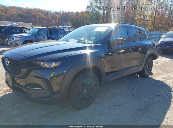 7MMVAADW6SN134265 2025 MAZDA CX-50 HYBRID Черный Передняя левая четверть