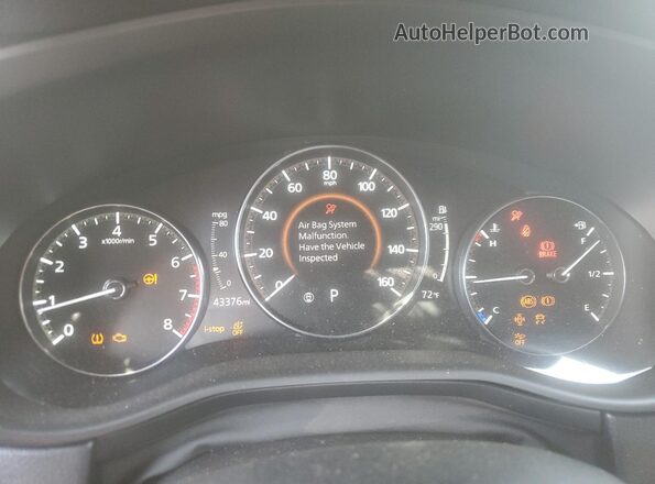 7MMVABEY7PN100610 2023 MAZDA CX-5 Gray Вид щитка приладів