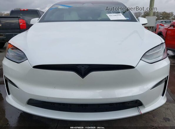 7SAXCAE51NF343010 2022 TESLA MODEL X Белый Вид щитка приборов