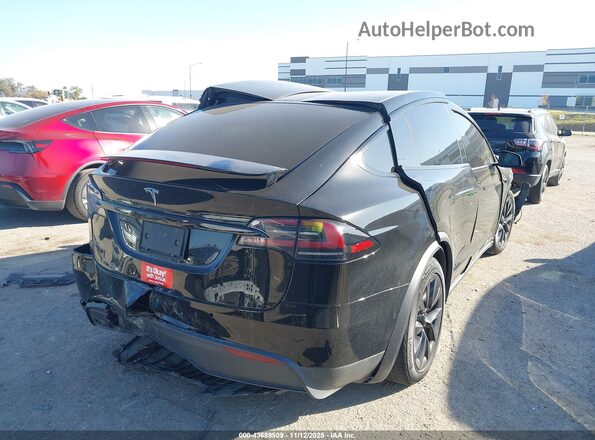 7SAXCAE52NF345378 2022 TESLA MODEL X Black Tył prawy