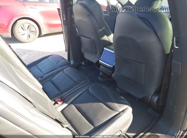 7SAXCAE52NF345378 2022 TESLA MODEL X Black Widok naklejki z numerem VIN