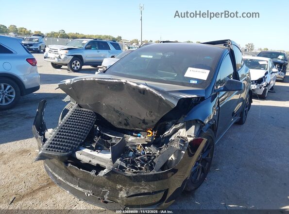 7SAXCAE52NF345378 2022 TESLA MODEL X Black Przód lewy