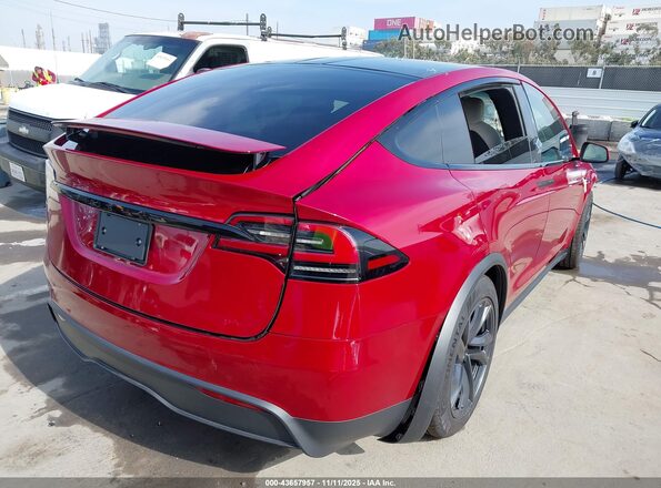 7SAXCAE53TF473691 2026 TESLA MODEL X Red Задня права чверть