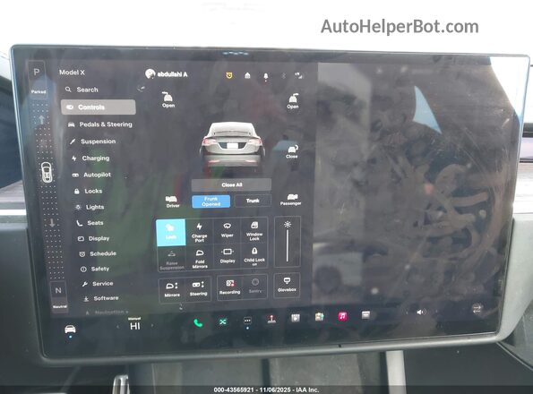 7SAXCBE50PF385015 2023 TESLA MODEL X Black 
