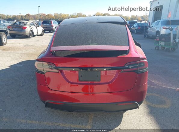 7SAXCBE53SF464400 2025 TESLA MODEL X Red 