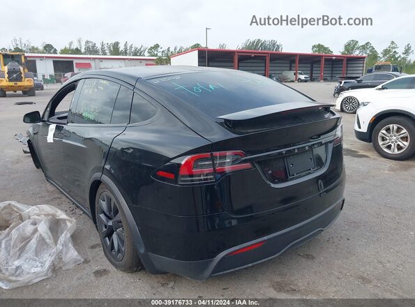 7SAXCBE55PF385222 2023 TESLA MODEL X Black Задня ліва чверть