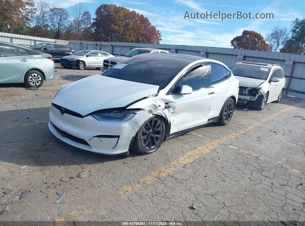 7SAXCBE56PF365514 2023 TESLA MODEL X White Przód lewy