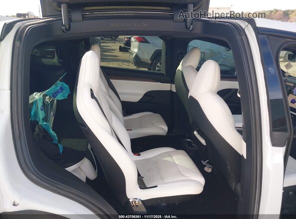 7SAXCBE56PF365514 2023 TESLA MODEL X White Widok naklejki z numerem VIN