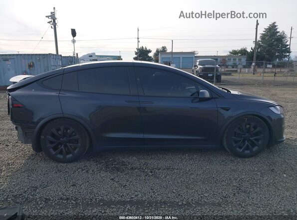 7SAXCBE57RF436447 2024 TESLA MODEL X Black Widok wnętrza 360 stopni