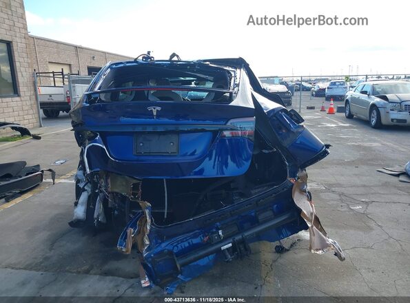 7SAXCBE58NF351269 2022 TESLA MODEL X Blue 