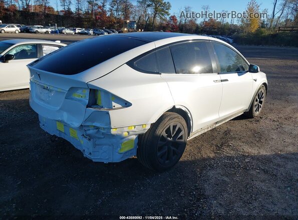 7SAXCBE5XPF375575 2023 TESLA MODEL X White Հետևի աջ