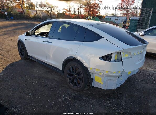 7SAXCBE5XPF375575 2023 TESLA MODEL X White Հետևի ձախ