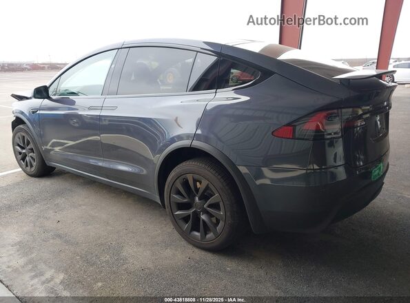 7SAXCBE64NF332324 2022 TESLA MODEL X Серый Задняя левая четверть