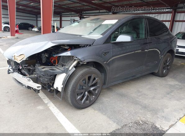 7SAXCBE64NF332324 2022 TESLA MODEL X Серый Передняя левая четверть