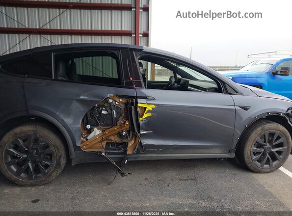 7SAXCBE64NF332324 2022 TESLA MODEL X Серый Панорамный вид салона 360°