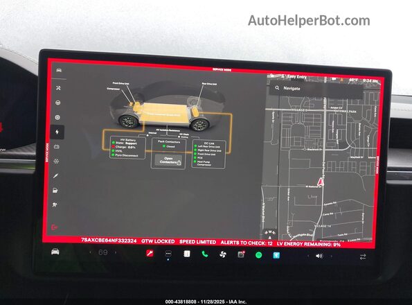 7SAXCBE64NF332324 2022 TESLA MODEL X Серый 