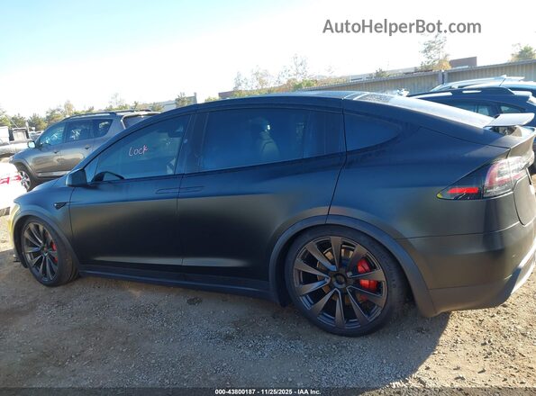 7SAXCBE66PF428457 2023 TESLA MODEL X Black Rear interior view