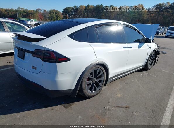 7SAXCBE66PF428863 2023 TESLA MODEL X Белый Задняя правая четверть