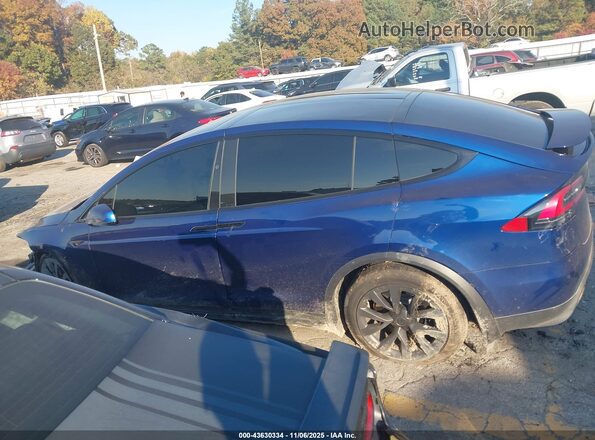 7SAXCBE67NF331474 2022 TESLA MODEL X Blue Vista interior de 360 grados