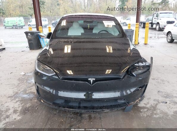 7SAXCBE67RF457369 2024 TESLA MODEL X Black Առջևի վահանակի տեսք