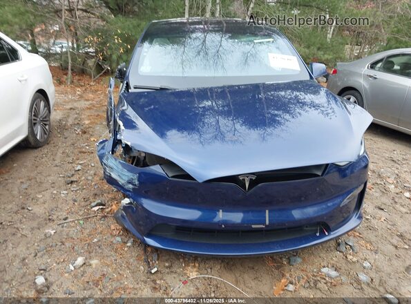 7SAXCDE52SF467672 2025 TESLA MODEL X Blue Widok zestawu wskaźników