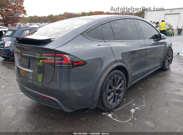 7SAXCDE53NF341129 2022 TESLA MODEL X Gray Rear right
