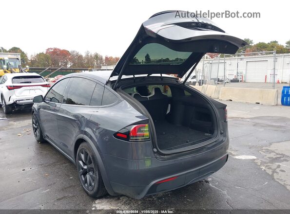 7SAXCDE53NF341129 2022 TESLA MODEL X Gray Rear left
