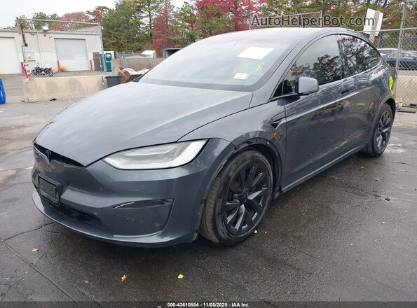7SAXCDE53NF341129 2022 TESLA MODEL X Gray Front left