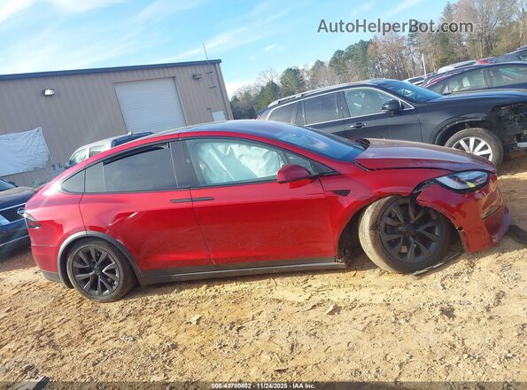 7SAXCDE54RF440628 2024 TESLA MODEL X Red Вид щитка приладів