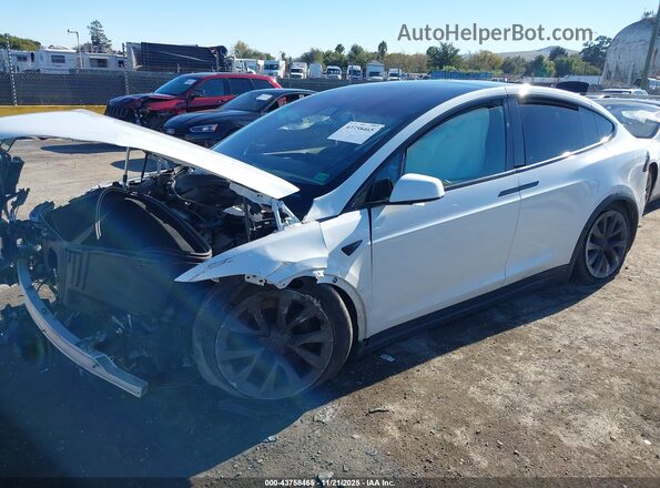 7SAXCDE55NF339480 2022 TESLA MODEL X White Передня ліва чверть
