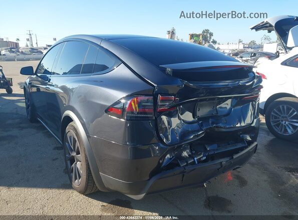 7SAXCDE55RF458622 2024 TESLA MODEL X Black Tył lewy