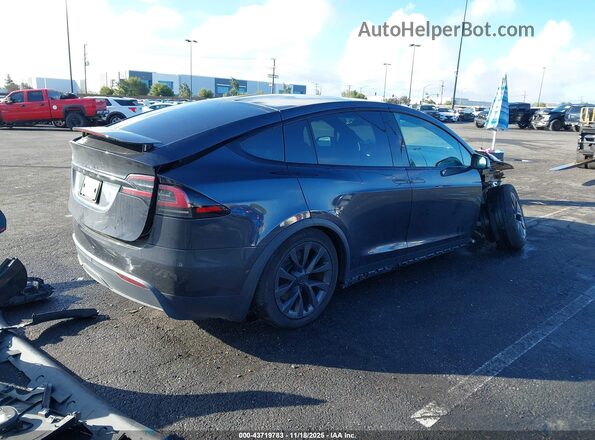 7SAXCDE57RF433494 2024 TESLA MODEL X Gray Հետևի աջ